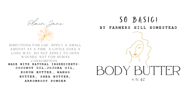 8 oz any Whipped Body Butter