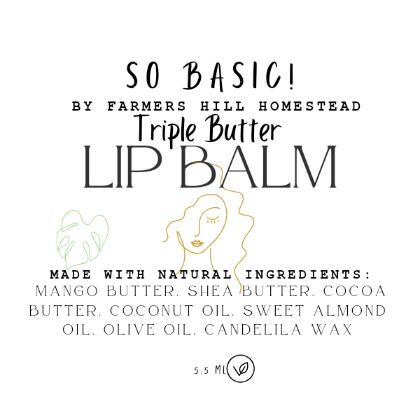 Triple Butter Lip Balm VEGAN